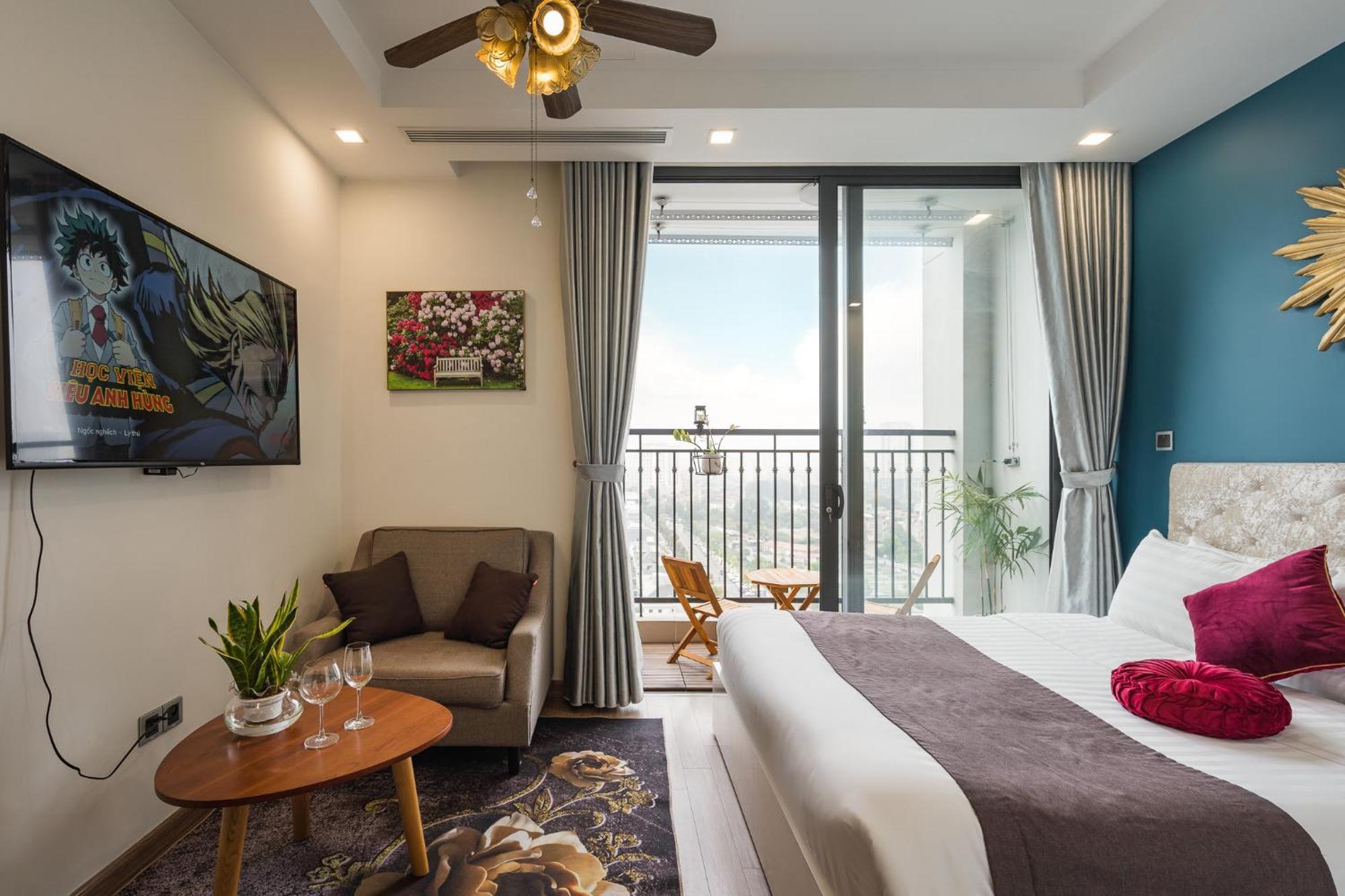 Rosee House -Luxury Apartment In Vinhomes Greenbay ハノイ市 エクステリア 写真